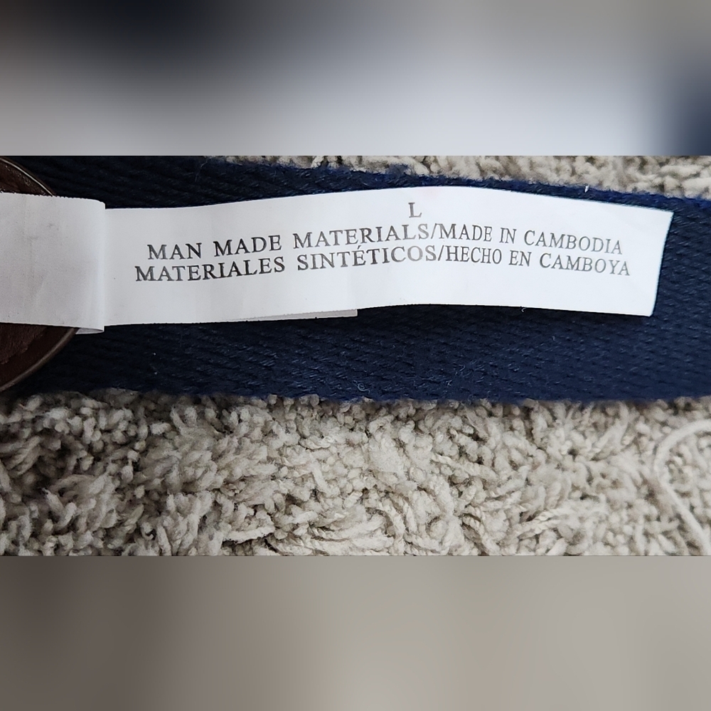 Kids' Reversible Striped Belt - art class Blue L - Picture 4 of 8